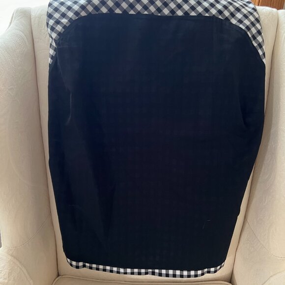 Black and White Checked Sleeveless Top - Picture 9 of 9